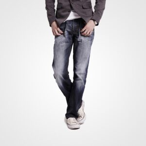 Jeans de vestir negro hombres